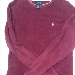 Polo Long Sleeve TShirt Sleepwear
